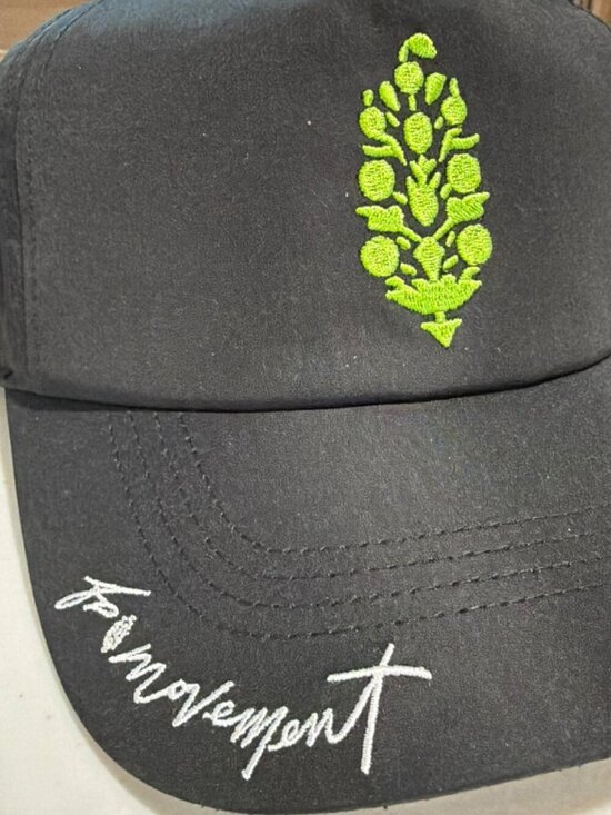 Free People American Needle Collab Black Snapback Baseball Hat NWT